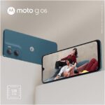 Smartphone Motorola Moto g06 128GB com 12GB RAM, câmera 50MP AI, bateria 5200 mAh e tela 6.9" Azul Marinho. - Imagem 3