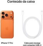 iPhone 17 Pro 256GB Laranja Cósmico: desempenho máximo, câmaras Pro e autonomia revolucionária. - Imagem 6