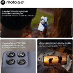 Motorola Moto G67 5G 256GB 12GB: desempenho, câmera 50MP Sony Lytia 600, tela 1.5K AMOLED 120Hz e resistência superior. - Imagem 9