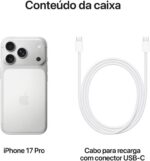 Apple iPhone 17 Pro 256 GB Prateado com câmaras Pro, A19 Pro e autonomia revolucionária. - Imagem 7