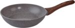 Jogo de Panelas Mimo Style 10 Peças Indução Grafite Bambu com antiaderente e tampas de vidro para cozinha prática e elegante - Imagem 7