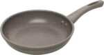 LYOR Conjunto 6 Panelas de Indução Granito Chef Taupe: kit premium com revestimento cerâmico, fácil limpeza e design elegante. - Imagem 6