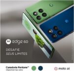 Motorola Edge 60 5G 512GB: desempenho, 24GB RAM, câmera Sony 50MP e resistência IP68/IP69. - Imagem 4