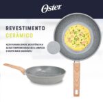 Conjunto de Panelas Oster Marble Edition 5 Peças: antiaderente cerâmico, cozinha mais saudável e fácil de limpar. - Imagem 5
