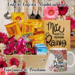 Kit Presente Cesta Café da Manhã Dia das Mães com caneca decorada: um presente completo e cheio de carinho para surpreender a mamãe. - Imagem 3