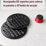 Jogo de Panelas 18 Peças Cerâmica Antiaderente com temporizador: cozimento preciso, saudável e compatível com todos os fogões. - Imagem 8