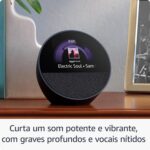 Echo Spot com Alexa: despertador inteligente branco com som vibrante e acesso antecipado à Alexa+ - Imagem 6