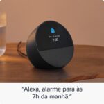 Echo Spot com Alexa: despertador inteligente branco com som vibrante e acesso antecipado à Alexa+ - Imagem 7