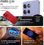 Smartphone Motorola Moto g86 5G 512GB com tela 1.5K, câmera Sony LYTIA e ultrarresistência IP68/IP69 - Imagem 8