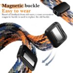 Pulseira trançada magnética para Apple Watch: ajuste rápido, conforto e compatibilidade com várias séries e tamanhos. - Imagem 3