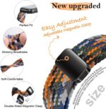 Pulseira trançada magnética para Apple Watch: ajuste rápido, conforto e compatibilidade com várias séries e tamanhos. - Imagem 4