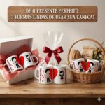 Kit 2 Canecas Personalizadas para Casal: presente romântico em cerâmica premium, ideal para celebrar o amor com estilo. - Imagem 3