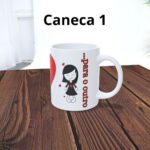 Kit 2 Canecas Personalizadas para Casal: presente romântico em cerâmica premium, ideal para celebrar o amor com estilo. - Imagem 5