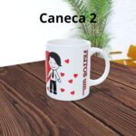 Kit 2 Canecas Personalizadas para Casal: presente romântico em cerâmica premium, ideal para celebrar o amor com estilo. - Imagem 6