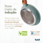 Jogo de Panelas Tuut Marble 8 peças: antiaderente cerâmico, compatível com indução e fácil de limpar. - Imagem 6