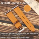 Pulseira de couro vintage Gomvadr para Apple Watch: estilo clássico, conforto premium e compatibilidade ampla. - Imagem 4