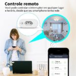 Tomada Inteligente Wi-Fi Bivolt com monitor de consumo, compatível com Alexa e Google Home para automação residencial. - Imagem 4