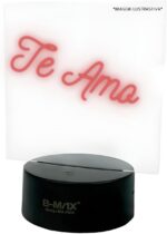 Luminária Lousa Mágica LED 7 Cores: decoração vibrante com espaço para recados e efeito 3D encantador. - Imagem 8