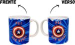 Cesta de Café da Manhã Pai Meu Herói: presente criativo com caneca, doces e chocolates para Dia dos Pais e aniversários. - Imagem 3
