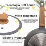 Jogo de Panelas Elara Soft Ceram 6 peças: antiaderente, cerâmica premium e compatível com indução. - Imagem 8
