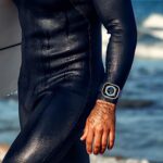 Pulseira BHUIJIC Ocean para Apple Watch Ultra: silicone ajustável, confortável e com fivela de metal. - Imagem 5
