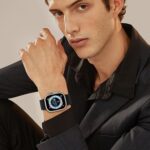 Pulseira BHUIJIC Ocean para Apple Watch Ultra: silicone ajustável, confortável e com fivela de metal. - Imagem 6
