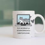 Caneca de Gato Divertida 325ml: presente criativo e engraçado para amantes de gatos, ideal para café e datas especiais. - Imagem 3