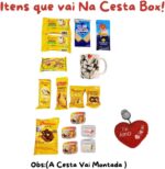 Cesta de Café da Manhã Romântica com chocolates premium, caneca e chaveiro. Presente perfeito para surpreender no Dia dos Namorados. - Imagem 3