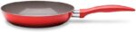 Jogo de Panelas 5 Peças Ceramic Life Optima Brinox Vermelho Carmin: antiaderente cerâmico, fundo de indução e fácil limpeza. - Imagem 6