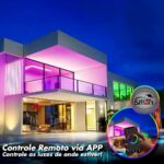 Fita Led Inteligente Alexa Wi-Fi RGB 5m: cores vibrantes, controle por voz e app para iluminar com praticidade. - Imagem 3
