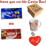 Cesta de Chocolates com Caneca e Chaveiro: presente completo e carinhoso para o Dia das Mães, com caixa MDF, chocolates e amor. - Imagem 3