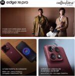 Motorola Edge 70 Pro 5G 256GB com 24GB de RAM, câmera quádrupla 50MP, bateria 6500mAh e tela AMOLED 144Hz para máxima performance. - Imagem 9