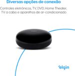 Controle Remoto Universal WiFi Elgin: controle TVs, ar e som com Alexa e Google Home em um só app. - Imagem 5