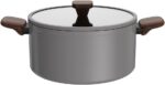 Conjunto de Panelas Brinox Ceramic Life Nox 5 Peças Cinza: antiaderente cerâmico, mais praticidade, saúde e sofisticação na cozinha. - Imagem 6