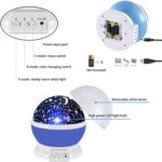 Projetor Estrelado Azul para Quarto Infantil, Luz Noturna com 8 Cores, Presente Ideal para Crianças de 3 a 10 Anos - Imagem 6