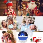 Projetor Estrelado Azul para Quarto Infantil, Luz Noturna com 8 Cores, Presente Ideal para Crianças de 3 a 10 Anos - Imagem 7