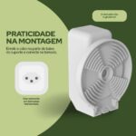 WB Suporte de tomada para Echo Dot 4ª e 5ª geração: mais espaço, menos fios e melhor som com instalação prática. - Imagem 4