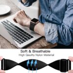 Pulseira Lerobo trançada ajustável para Apple Watch, confortável, esportiva e compatível com várias séries e tamanhos. - Imagem 4
