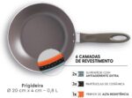 Jogo de Panelas Brinox 10 Peças Ceramic Life Nevada Champanhe: antiaderente cerâmico, mais praticidade, segurança e estilo para sua cozinha. - Imagem 7