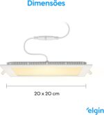 Luminária Inteligente Elgin 18W Wi-Fi: controle por voz, luz dimerizável e cor de 3000K a 6500K para sua casa conectada. - Imagem 6