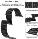 Pulseira HITZEE em aço inoxidável compatível com Apple Watch: estilo, resistência e ajuste perfeito para comprar agora - Imagem 4