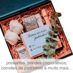 Caixa de Presente Preta Rígida 18x18x7cm com Fechamento Magnético, ideal para presentes, kits e brindes premium. - Imagem 6