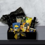 Cesta de Presente G&O Just for Men com seleção gourmet premium, vinho e espumante, presente elegante para homenagens e celebrações. - Imagem 3