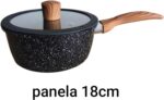 Jogo de Panelas Greek Stone 6 Peças: revestimento cerâmico antiaderente, fácil de limpar e ideal para cozinhar com praticidade e estilo. - Imagem 7
