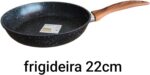 Jogo de Panelas Greek Stone 6 Peças: revestimento cerâmico antiaderente, fácil de limpar e ideal para cozinhar com praticidade e estilo. - Imagem 8