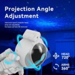 Projetor de estrela de galáxia com LED, controle remoto e temporizador: luz noturna relaxante para quarto, presente ideal para crianças e adultos. - Imagem 3