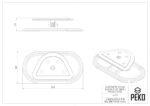 Suporte ajustável para Echo Show 5 3ª geração: fixação com ímãs, base antiderrapante e melhor ângulo de visualização. - Imagem 8
