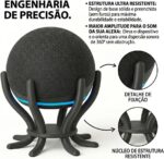Suporte Polvo Leadon para Echo Dot 4 e 5: organiza cabos, garante estabilidade e som 360° livre para Alexa. - Imagem 4