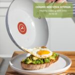 Jogo de Panelas Tefal Refresh Ceramic 6 Peças: revestimento cerâmico, cozimento saudável e fácil limpeza. - Imagem 3