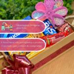 Cesta De Chocolate Stitch com Miçangas: presente infantil completo com doces, brinquedos e carinho, pronto para surpreender - Imagem 7